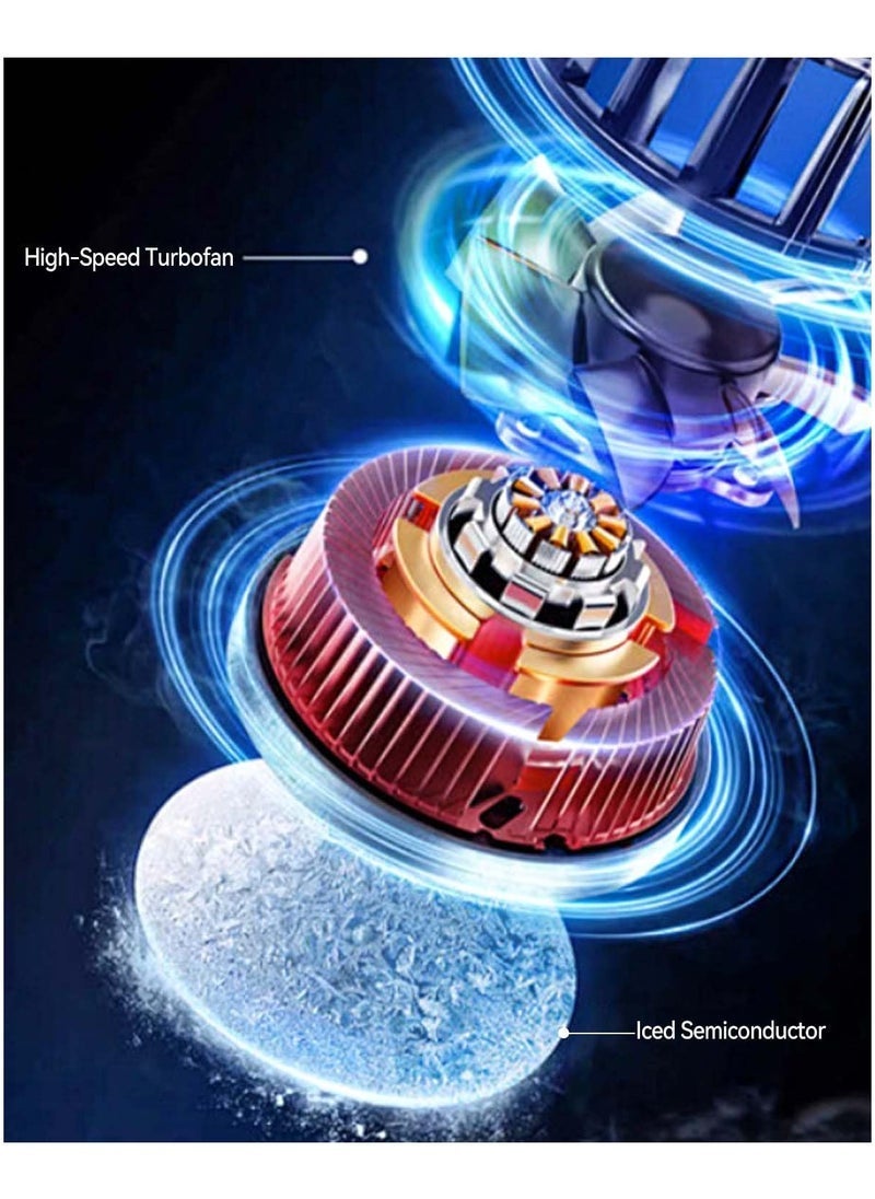 Cell Phone Cooler | Phone Cooling Fan with Semi-Conductor Cooling Chip & RGB Lighting | Fast Cooling Technology for Gaming, Streaming, and Heavy Use | Universal Fit for Smartphones | Efficient Heat Dissipation, Portable & Lightweight