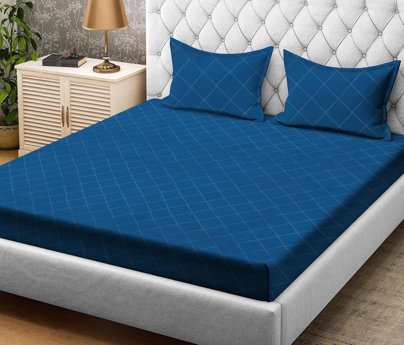 UmI. Brand Umi Super Soft Brushed Microfiber Cotton Double Bedsheet with 2 Pillow CoversBedsheet 90X100Inches Pillow Cover 17X27CM - Image 5