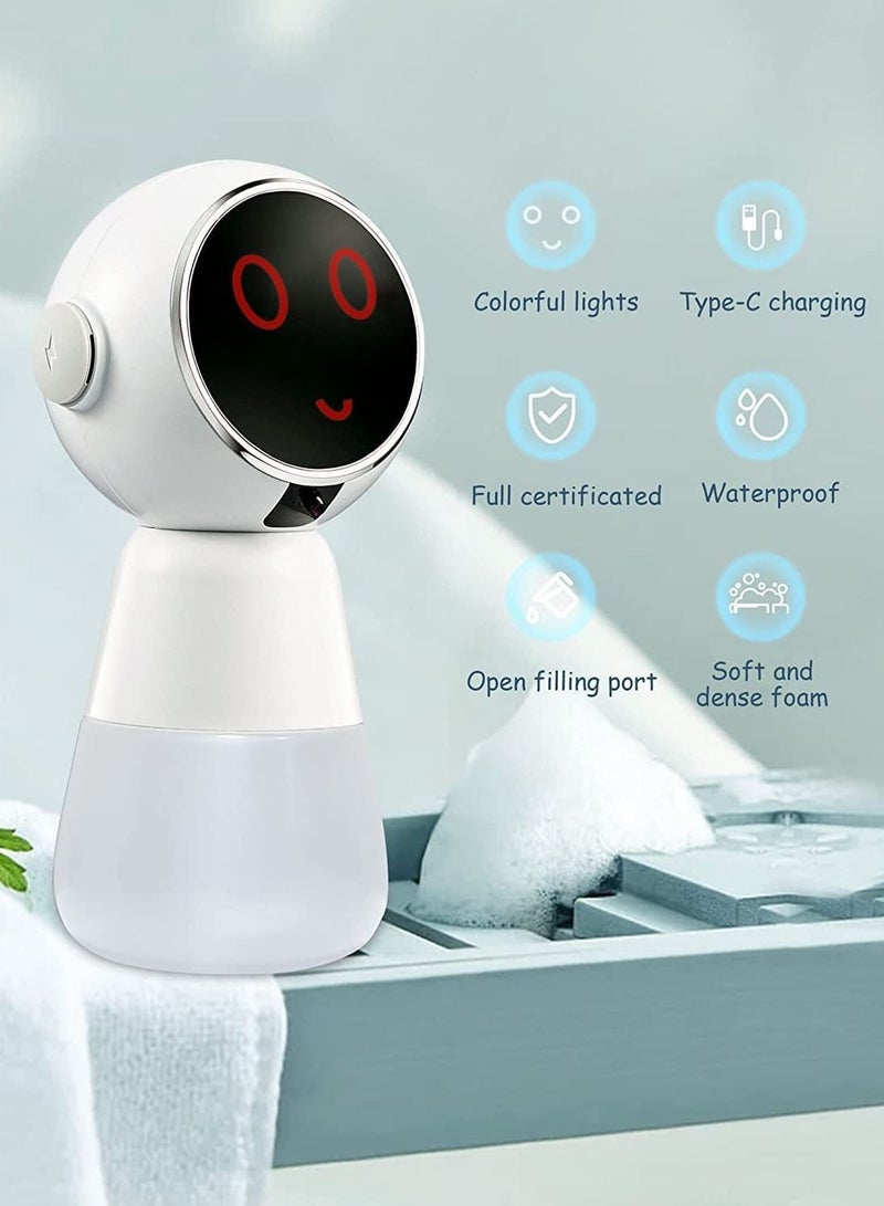 Y&D Automatic Foaming Soap Dispenser, Cute Dispenser Touchless for Kids Electric Foam with 3 Levels Adjustable Volume 320ml White - Image 3