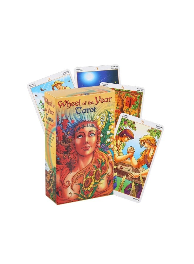 NIBEMINENT Special promotion: 78 annual Lucky Tarot Card Games - All in English - Friend Gathering Board Game - Predictive Destiny Game - Cards  - Image 1