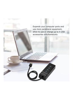 نيبمينينت موزع بأربعة منافذ USB أسود  - Image 4
