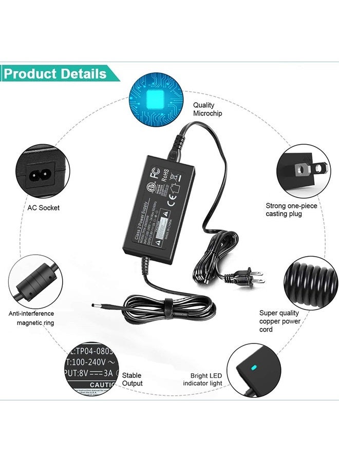 NP-FZ100 Dummy Battery Charger NPFZ100 AC Power Adapter Kit for Sony Alpha A7III, A7IV, A7SIII, A7RIII, A7RIV, A7C, A1, FX3, FX30, A6600 Cameras.