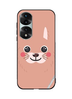 VR CREATIVE Protective Case Cover For Honor 70 Pro plus Lama Cartoon Face Design Multicolour  - Image 1