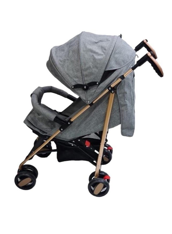 Baby Foldable Stroller With Multiple Recline Position And Adjustable Canopy - Image 2