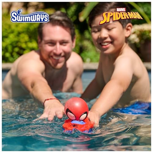 SwimWays Marvel Spider-Man Air Boat, Swimming Pool Accessories & Kids Pool Toys, Spiderman Party Supplies & Bath Toys for Kids Aged 4 & Up - Image 2