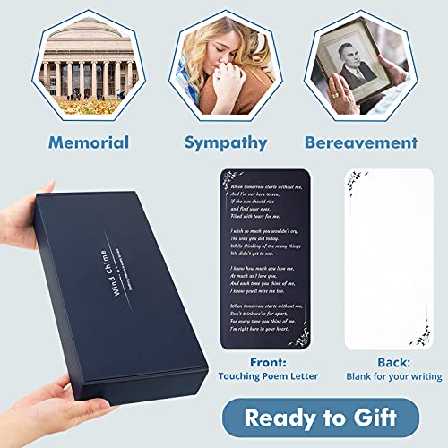 Fabuday 32'' Wind Chimes for Outside - Memorial Wind Chimes for Loss of Mother, Father or Loved One - Bereavement and Condolence Gift - Image 4