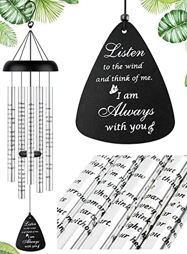 Fabuday 32'' Wind Chimes for Outside - Memorial Wind Chimes for Loss of Mother, Father or Loved One - Bereavement and Condolence Gift - Image 1
