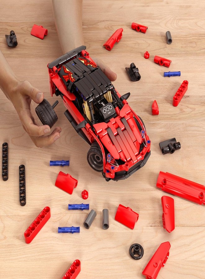 HSANHE Remote Control Racing Car Building Kit, Compatible with Lego STEM Toys for Kids 2 in 1 Model Car Kit 425 PCS, Gifts Toys for Age 6-12 Years Old Kids Boys - Image 5
