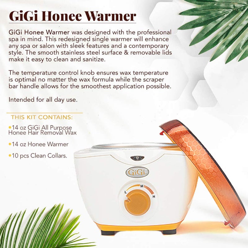 GiGi Hair Removal Wax Warmer, with All Purpose Honee, for 14 oz Wax Cans - Image 4