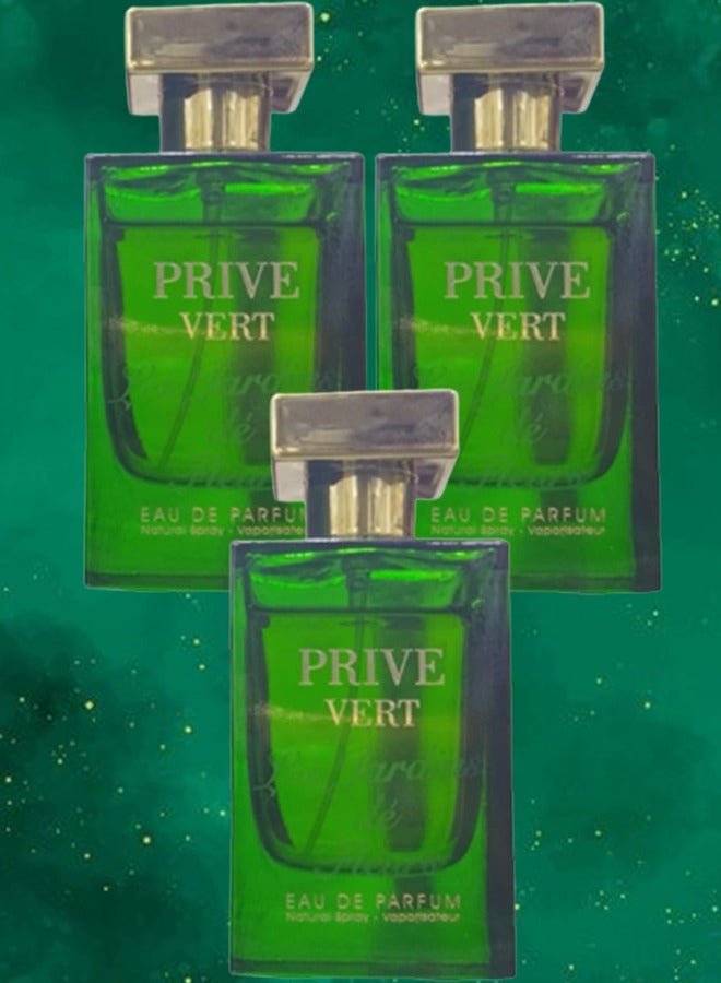 PRIVE VERT 3 Pieces Prive Vert EDP 100ML - Image 1