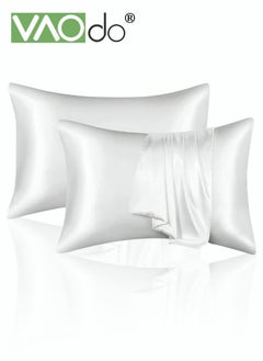 2 Satin Pillowcase Set Soft Breathable Moisture Absorption for Hair and Skin Envelope Pillowcase (51*102CM, White) - pzsku/ZB058B7FBF63C81203B63Z/45/_/1732872562/dfd57c48-01f7-4c8c-98f3-1a2fe23ca3b4