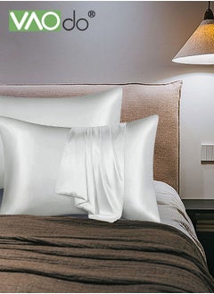 2 Satin Pillowcase Set Soft Breathable Moisture Absorption for Hair and Skin Envelope Pillowcase (51*102CM, White) - pzsku/ZB058B7FBF63C81203B63Z/45/_/1732872563/cccd8b92-0ceb-4d68-b0ed-1b240d221e24