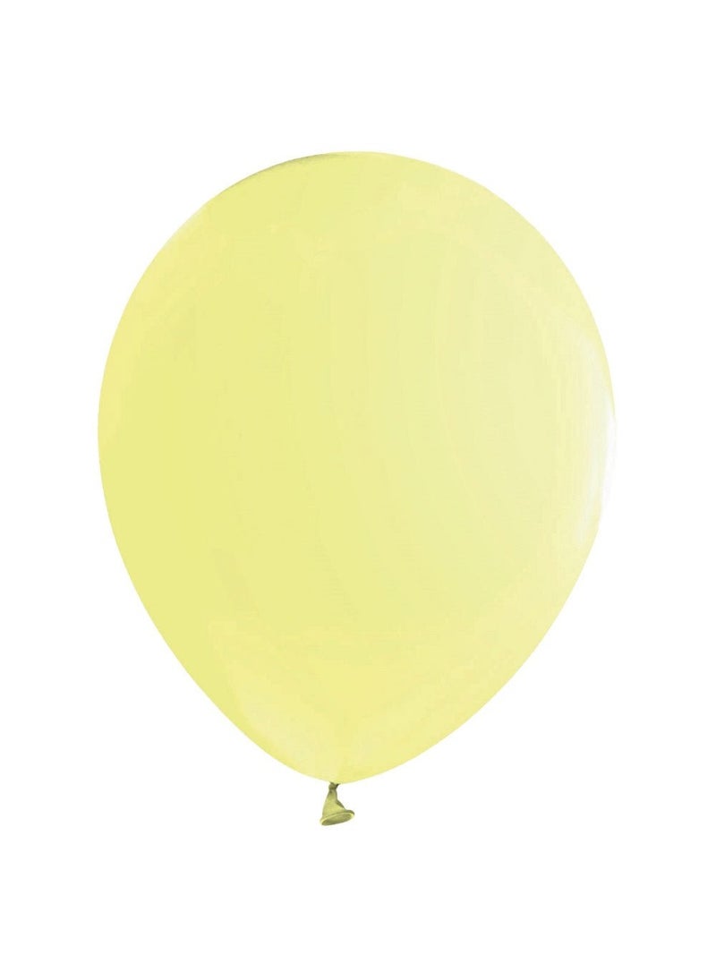 GODAN Pastel Yellow Latex Balloons 30 cm 10-Pack - Image 1