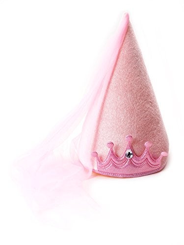 Little Adventures Princess Cone Hats for Girls (Pink) - Image 5