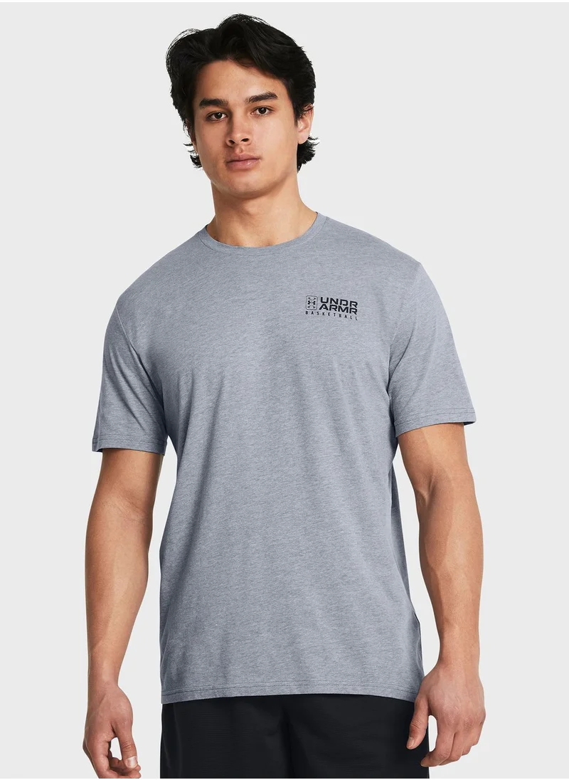 UNDER ARMOUR Logo Court T-Shirt