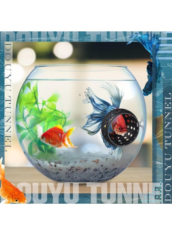 SYOSI Betta Fish Tank Decor, Aquatic Ornaments with Suction Cups, Natural Betta Bulb Hideout and Leaf Hammock for Small Aquarium, Safe Hollow Cave for Shrimp, Fry, Habitat Enrichment (2-Pack) - Image 3