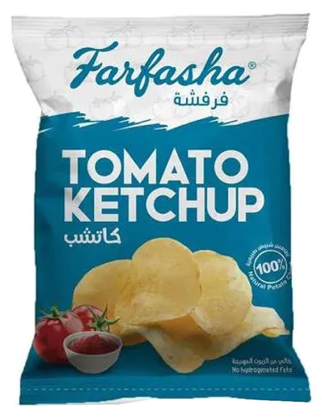Deemah Farfasha Chips with Tomato Ketchup Flavor, 75 g