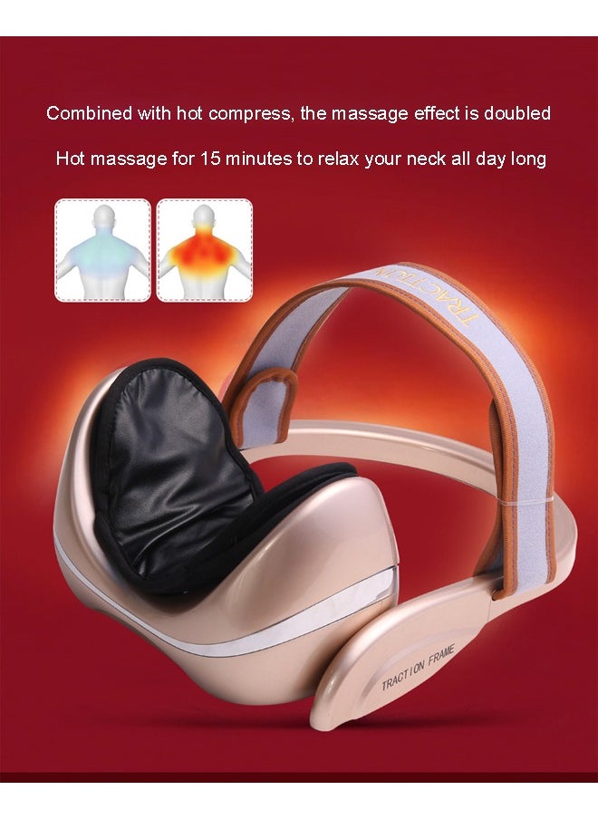 KLNAMAEAAN - Neck Massager Electric Massage Pillow Relaxation Vibrator Multifunctional Massage Pillow Device Neck Health Massager - Image 1