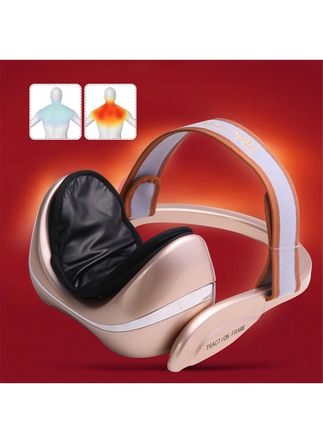 KLNAMAEAAN - Neck Massager Electric Massage Pillow Relaxation Vibrator Multifunctional Massage Pillow Device Neck Health Massager - Image 1