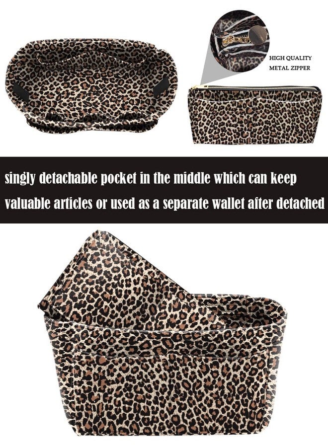 LEXSION Bag Organiser Felt Insert with Zipper for Carry Bag for Speedy Neverfull PM MM, Medium - Image 2