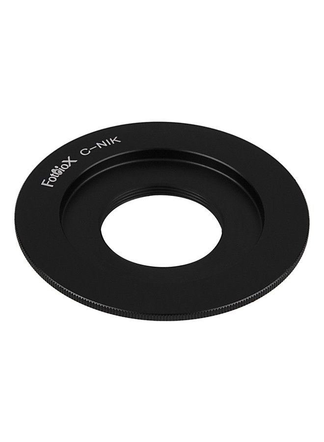 Fotodiox Lens Mount Adapter Compatible with C-Mount CCTV/Cine Lenses to Nikon F-Mount Cameras