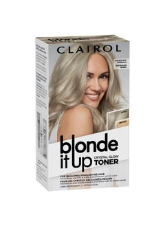 CLAIROL Blonde It Up Crystal Glow Toners Demipermanent Hair Dye Iridescent Emerald Hair Color Pack Of 1  - Image 1