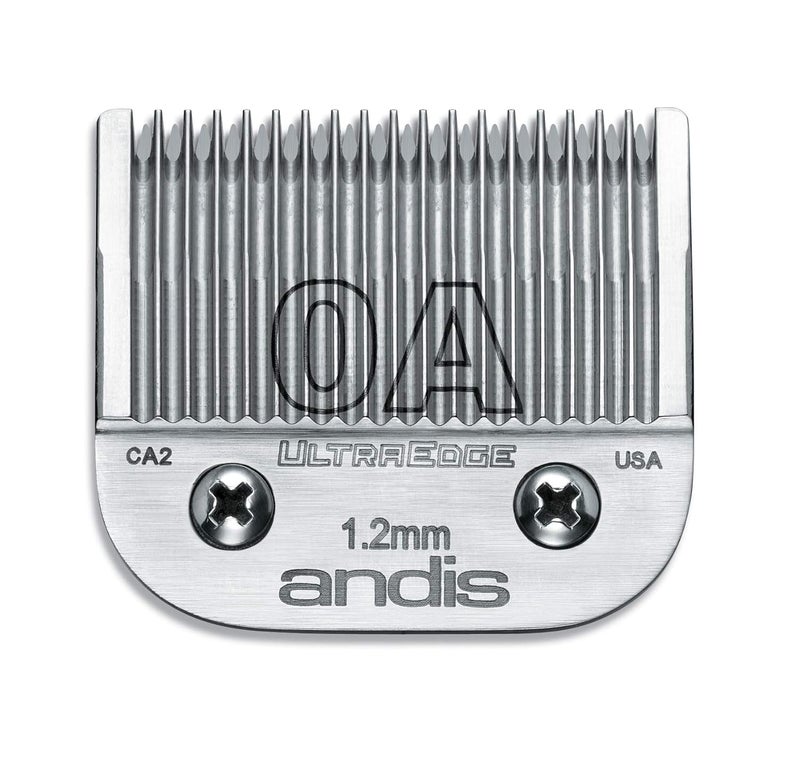 Andis 64210 UltraEdge Carbon Steel Detachable Clipper Blade, Size 0A, 3/64-Inch Cut Length