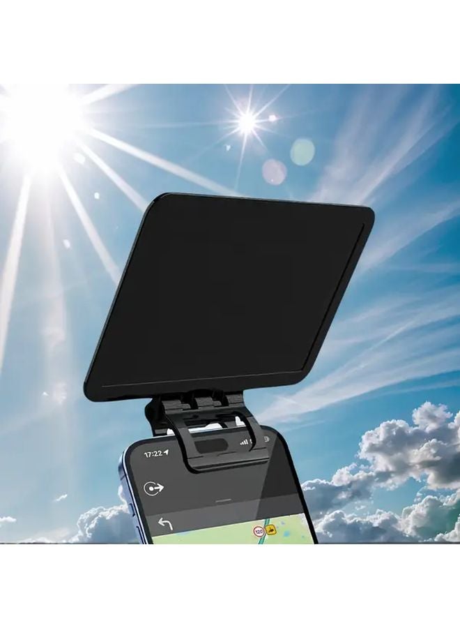 2 Pcs Phone Sun Visor Foldable UV Blocker Portable Sunshade For Most Smartphones - Image 5