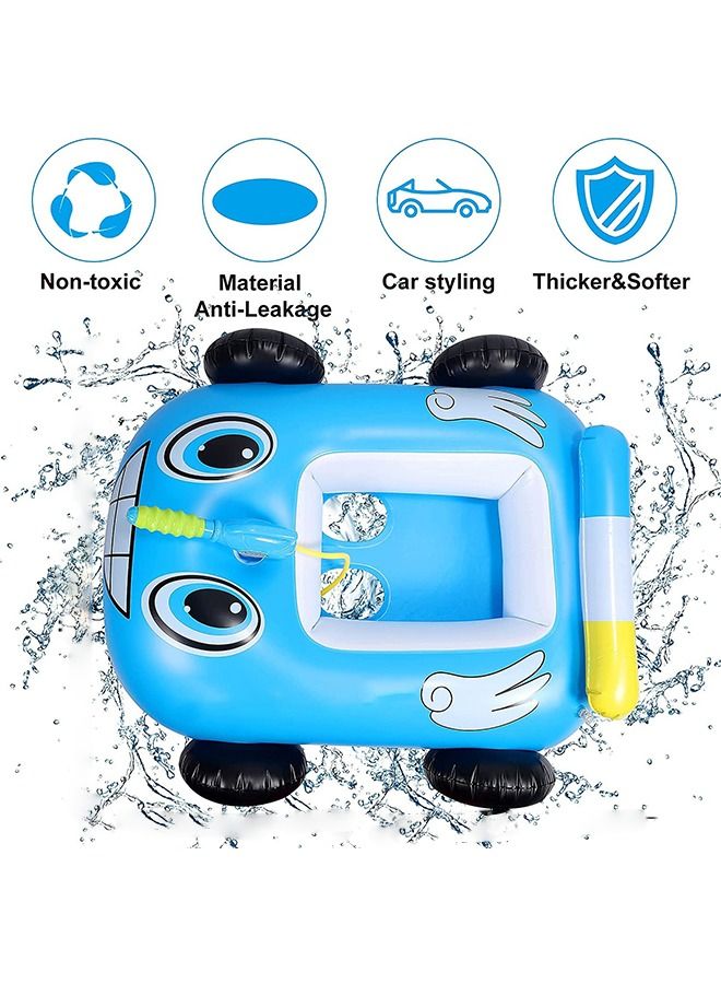 XIANGYU Inflatable Fire Truck Pool Float For Kids With Built-In Squirt Gun Inflatable Ride-On For Children Age 3 Up - Image 5
