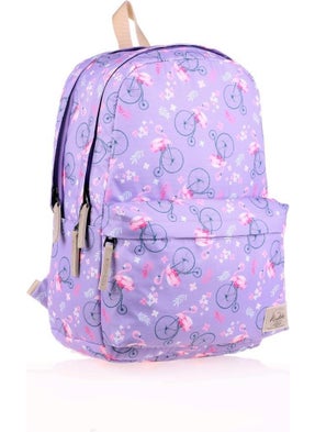 KAUKKO Nature Backpack Lilac Flamingo K1474  - Image 2