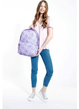 KAUKKO Nature Backpack Lilac Flamingo K1474  - Image 5