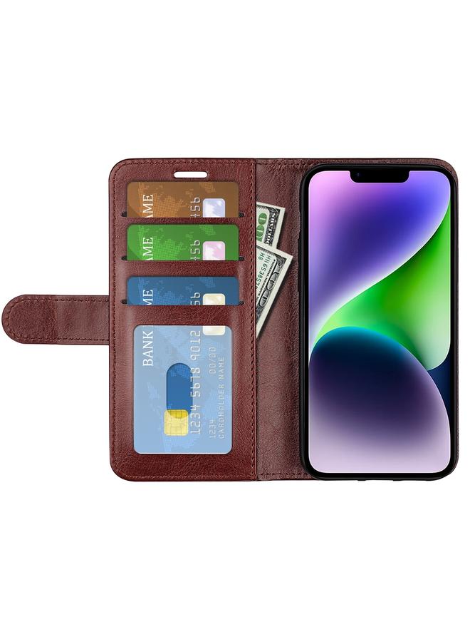 S-TOP Case For iPhone 15 R64 Texture Horizontal Flip Leather Phone Case - Image 4