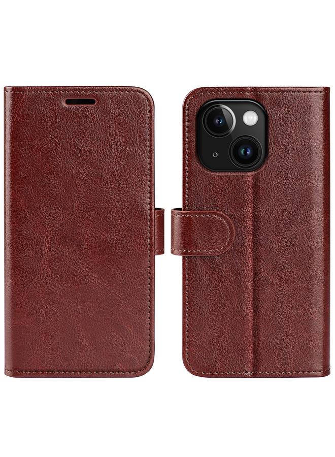 S-TOP Case For iPhone 15 R64 Texture Horizontal Flip Leather Phone Case - Image 1