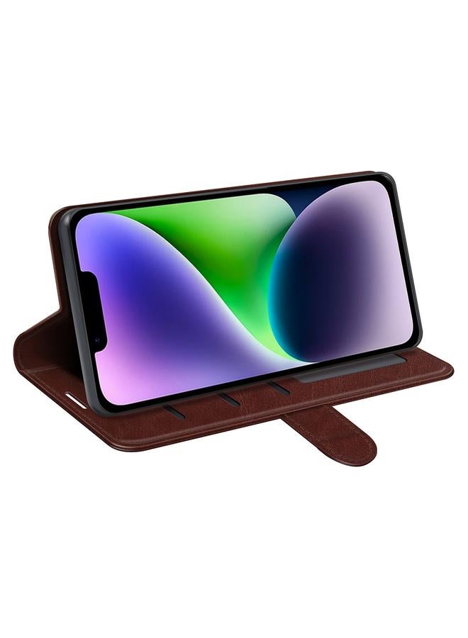 S-TOP Case For iPhone 15 R64 Texture Horizontal Flip Leather Phone Case - Image 5