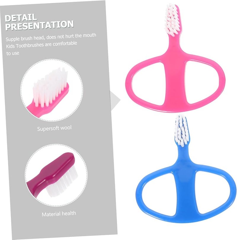 9 Pcs Soft Baby Toothbrushes With Ergonomic Handle For Boys And Girls Package Quantity 1 - Image 3