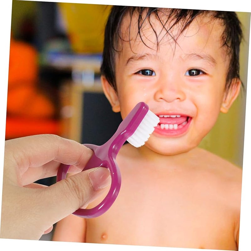 9 Pcs Soft Baby Toothbrushes With Ergonomic Handle For Boys And Girls Package Quantity 1 - Image 5