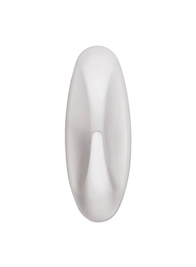 Command 2-Piece Designer Hooks with 4 Strips White Medium 17081  - Image 3