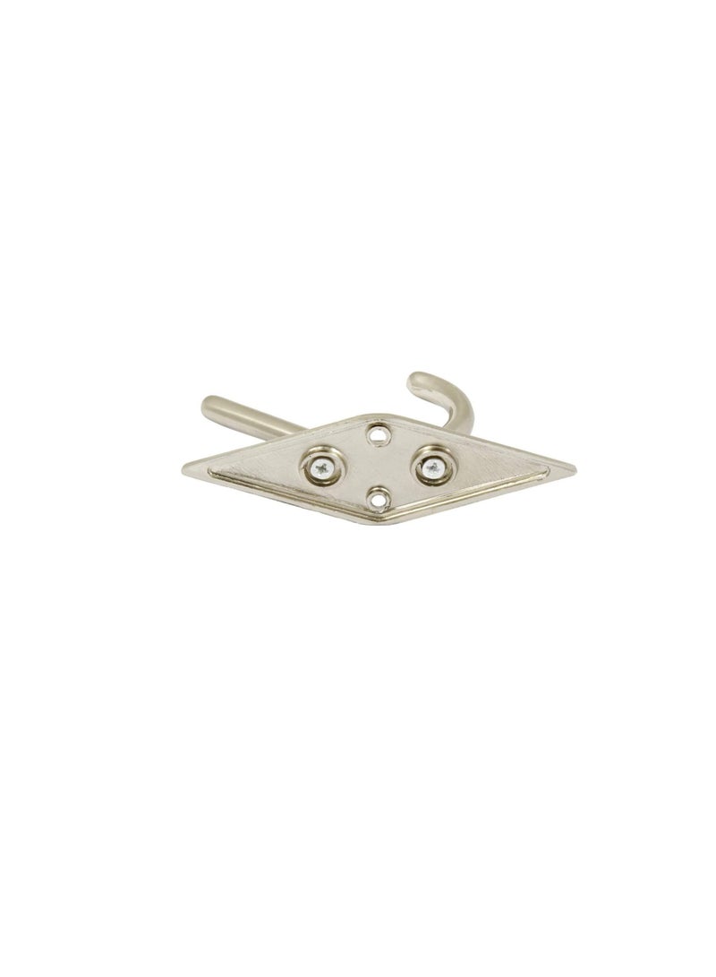 Metal Silver Plated Hook, Silver  - Image 3
