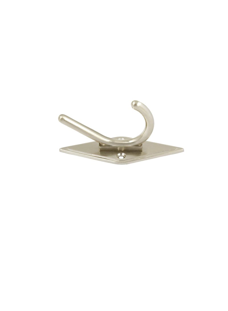 Metal Silver Plated Hook, Silver  - Image 2