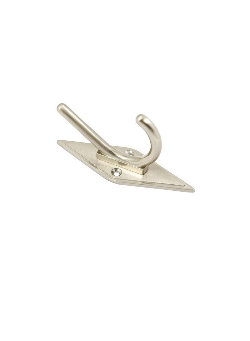 Metal Silver Plated Hook, Silver  - Image 1