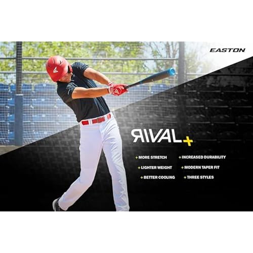 Easton | RIVAL+ Baseball Pant | White | Adult | Small - Image 4