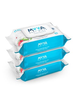 MYYA Myya Baby Wipes - Pack of 3 (240wipes)  - Image 1