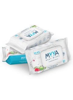 MYYA Myya Baby Wipes - Pack of 3 (240wipes)  - Image 2