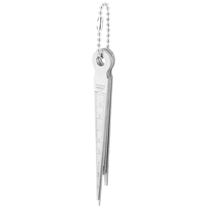 Stainless Steel Welding Taper Feeler Gauge Set, Precision Gap and Hole Size Measuring Tool, 10mm Range with 0.1mm Resolution, for Machinists and DIY Enthusiasts - Image 2