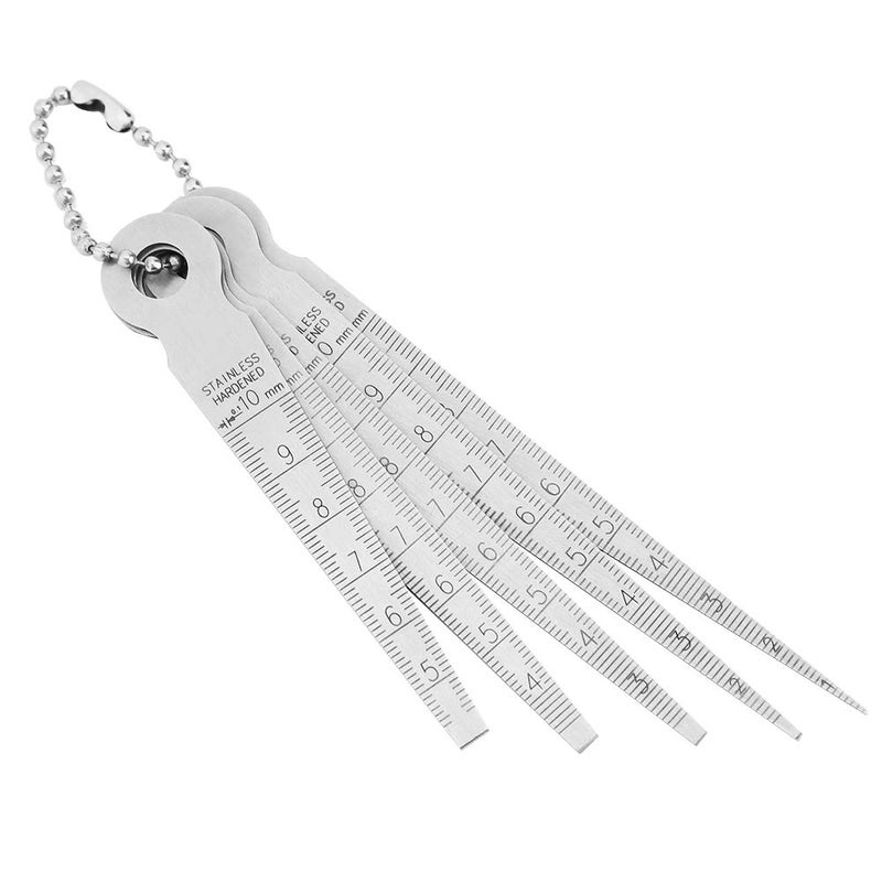 Stainless Steel Welding Taper Feeler Gauge Set, Precision Gap and Hole Size Measuring Tool, 10mm Range with 0.1mm Resolution, for Machinists and DIY Enthusiasts - Image 4
