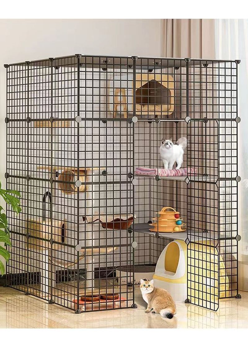 Kidle Cat Cage Extra Large Free Space Home Luxury Cat Villa Indoor Cat House  - Image 4