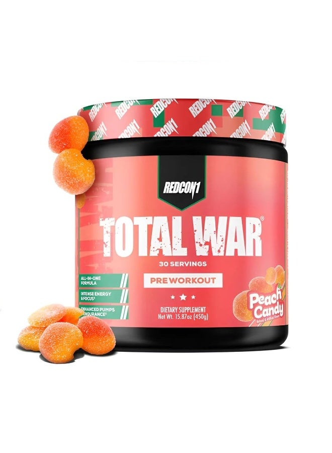 Total war Pre workout Peach Candy 450g