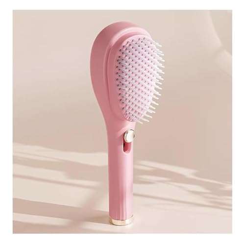 REZOVA Telescopic Self Cleaning & Hair Dressing Comb | One-Click Cleaning Comb & Brush | Massage & Scalp Cleansing Comb(MultiColor) - Image 1