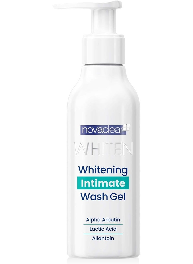 Novaclear Whitening Intimate Wash Gel – Gentle pH-Balancing Cleanser with Brightening Actives, 200ml - Image 1
