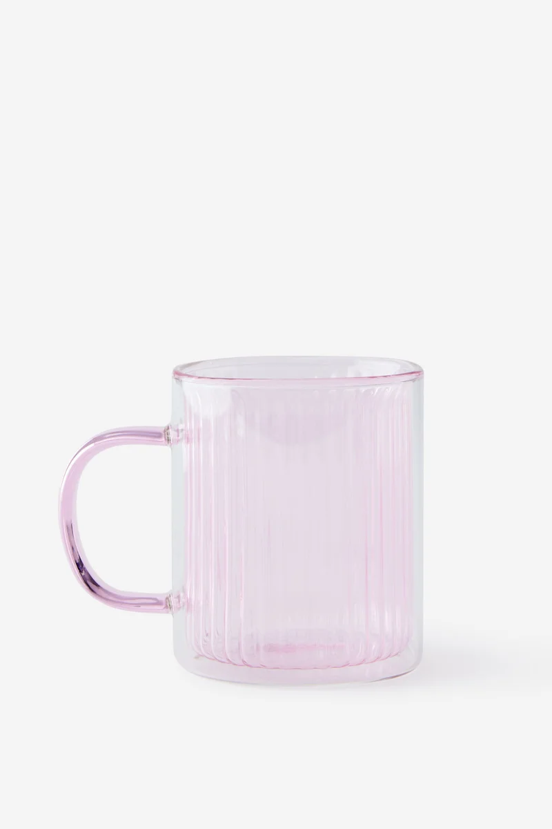 Typo DOUBLE WALLED GLASS MUG